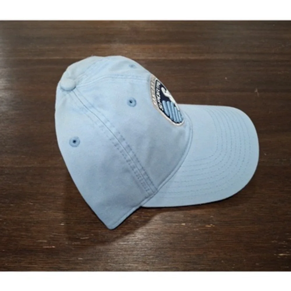 Sporting Kansas City Adidas Baby Blue Adjustable Strapback Slouch Relax Hat Cap